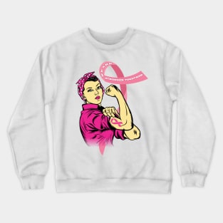 We Are Stronger Together-Ms Rosie The Riveter Crewneck Sweatshirt